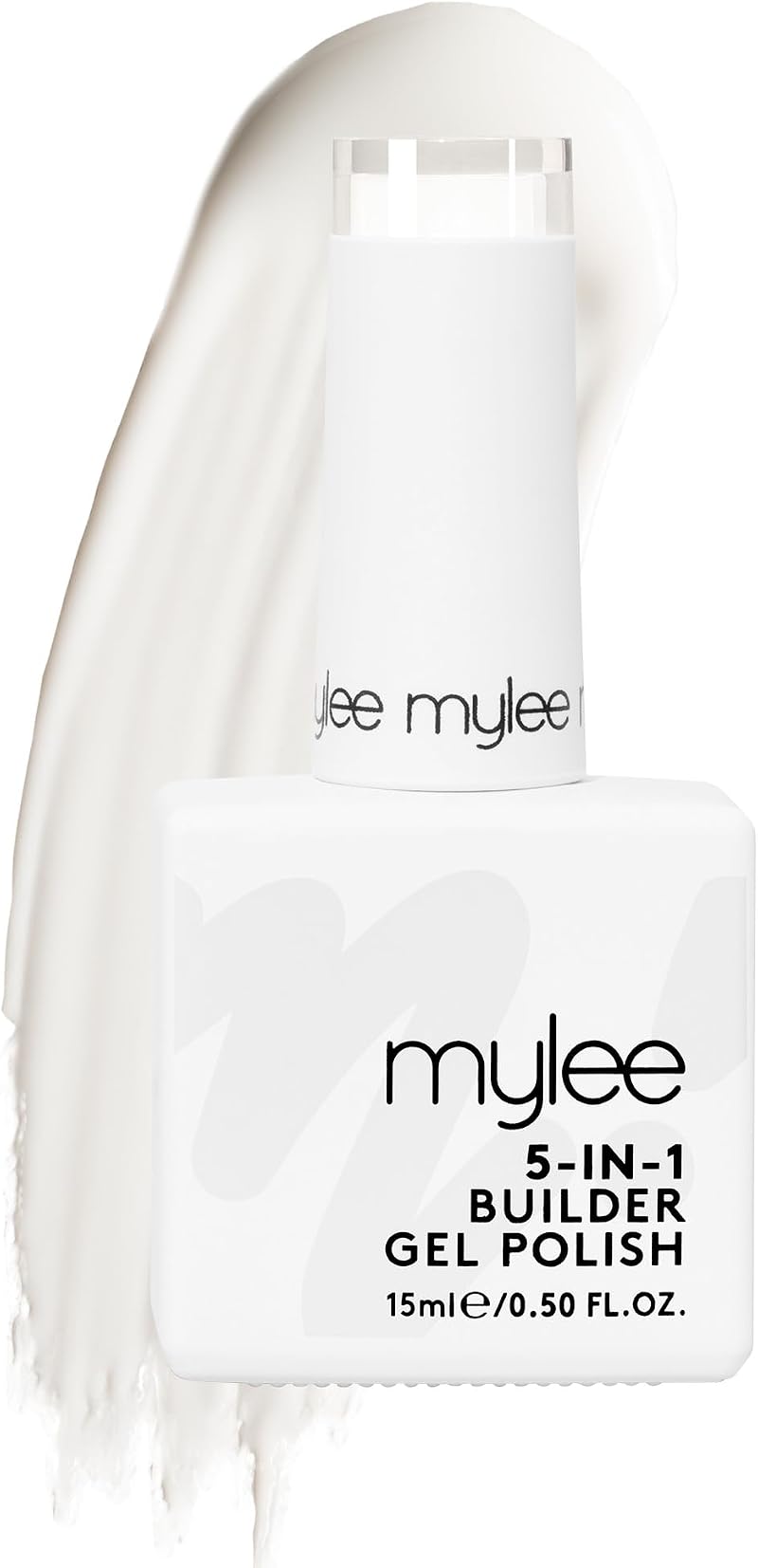 MYLEE 5 in 1 Builder Gel 15ml UV/LED Nail Strengthening Base Top Coat White