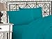 Elegant Comfort 4 Piece 1500 Thread Count Luxurious Ultra Soft Egyptian Quality Coziest Sheet Set, King, Turquoise