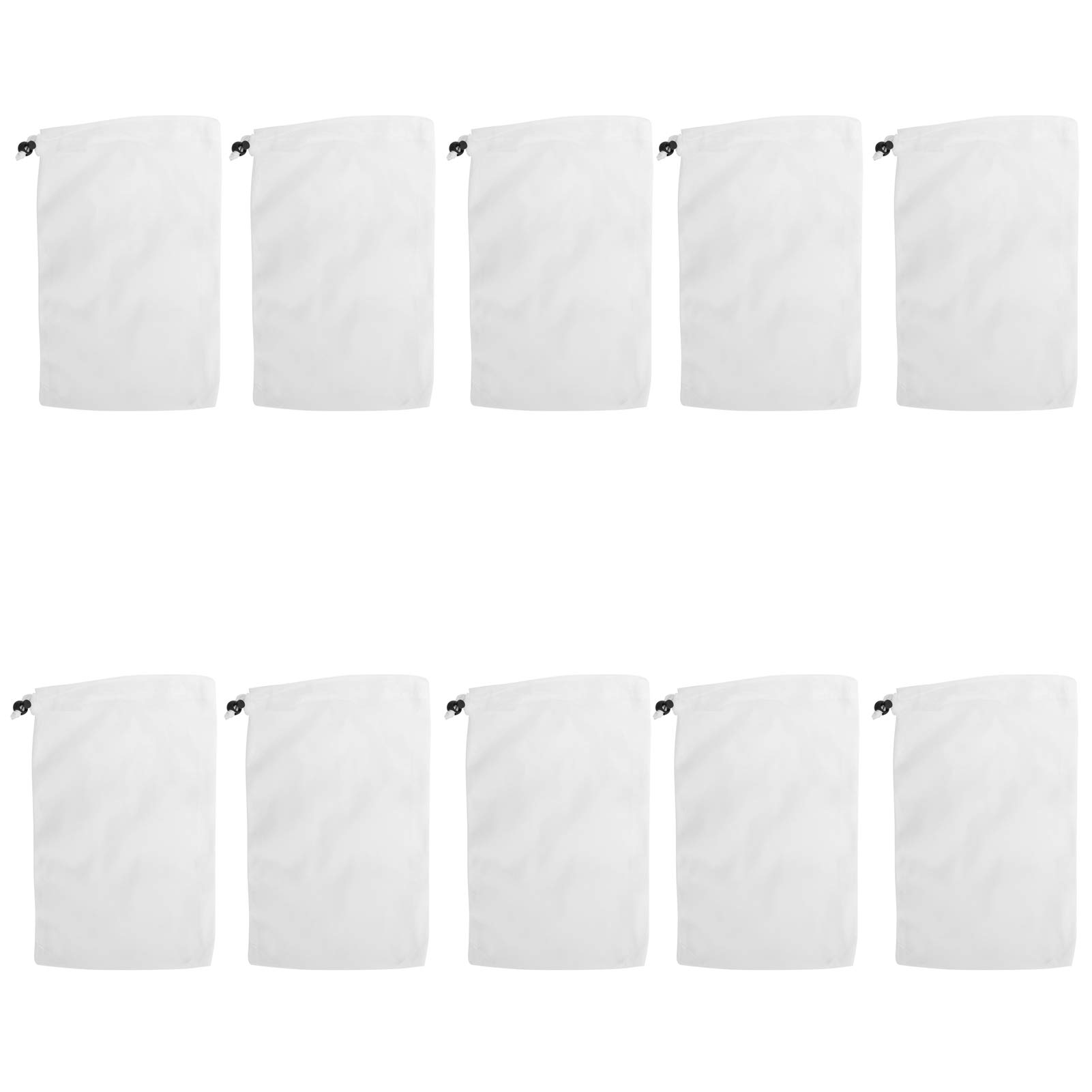 Tomotato 10pcs Fine Mesh Replacement Bag for Pool Vacuum Pool Cleaner Bag Filter Bags Vacuum Pool Cleaner Bags Mesh Leaf Bag for Pool Leaf Cleaning