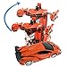 Totola Remote Control Transform Robot Kids Toys, Electronic RC Robot Deformation Car Vehicle Model Toy with One Button Transformation for Children, Boys & Girls, All Ages (Orange)