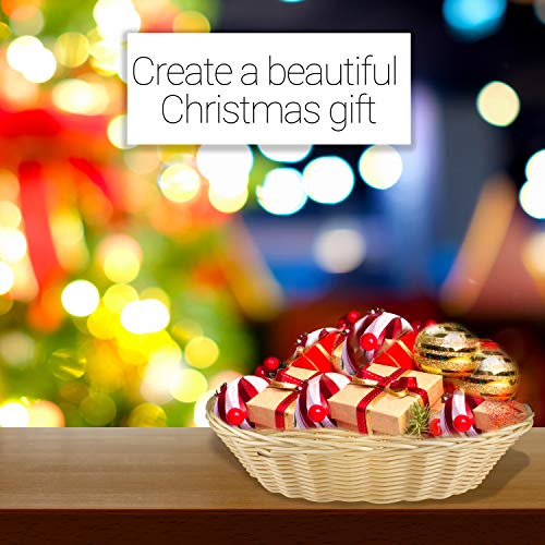 Baskets for Gifts Empty, 5 Pack Small Empty Gift Baskets to Fill