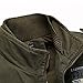 H.T.Niao Jacket8201C1 Men 's Fashion Slim Collar Jackets(Army Green,Size XL)