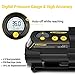 AUTLEAD 12V Tire Inflator 40L/Min C2 Portable Air Compressor with Quick Release Chuck, Digital Gauge, Emergency Light, Fast Inflating for Car, Bicycle, Ball, Balloon