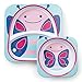 Skip Hop Baby Plate and Bowl Set, Melamine, Butterfly