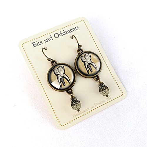 Human Tooth Earrings