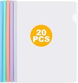 ASelected 20 Pcs A4 Report Covers with Sliding Bar 60 Sheet Capacity view 1