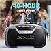 Portable Waterproof Bluetooth Speaker, 40-Hour Playtime Wireless Outdoor Speakers, 25W Rich Bass Impressive Sound, Stereo Pairing, Built-in Mic, 100ft Bluetooth for Home Party(9.5 x 3.4 x 6.5 inches)