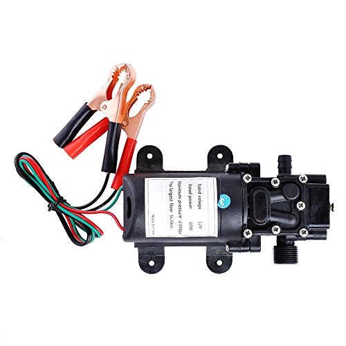 Yescom 12V 5L Oil Fluid Liquid Diesel Fuel Extractor Transfer Suction Pump for Auto Car