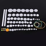 Fafeicy Plastic Gears Set Pulley Belt Worm Crown Gear Kits for Robot Toy DIY view 8