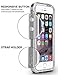 iPhone SE Case, Ansiwee Reinforced PC Frame & Highly Durable Crystal Slim Shock-Absorption Flexible Soft Rubber TPU Bumper Hybrid Protective Case for Apple iPhone SE/iPhone 5s & 5 (Gray)