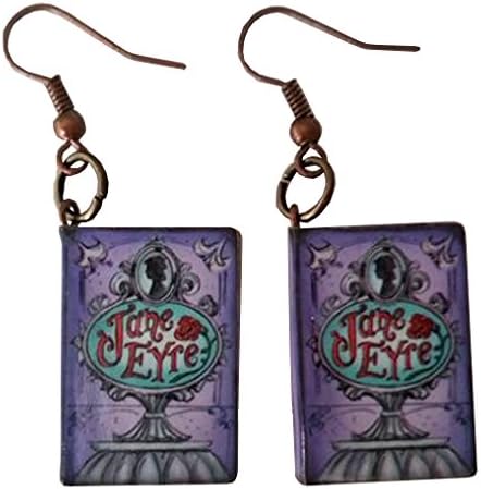 Jane Eyre Story Book Dangle Earrings