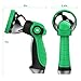 Vremi Heavy Duty Metal Garden Hose Nozzle - 10 Pattern High Pressure Thumb Control Jet Shower Sprayer for Gardening Watering Car Washing - No Squeeze Handle Power Washer Attachment Long Water Spray