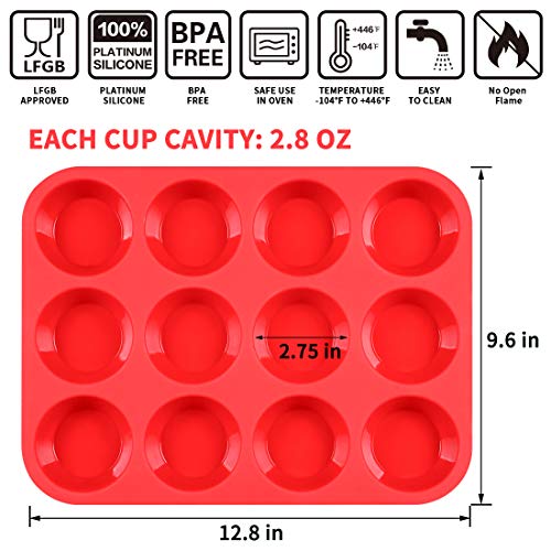 1 Silicone+Muffin+European+Cupcake+2+Pack