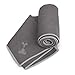 YogaRat Yoga Towel: 100% Grippy Microfiber, Thin, Lightweight, Absorbent, Multiple Yoga Mat Sizes and Smaller Hand Size Towel Available