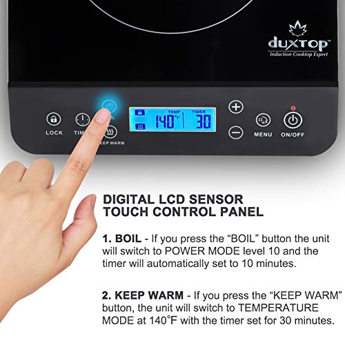 4 Duxtop+1800+Watt+Induction+Countertop+9610LS