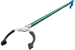 Unger Professional 48” Nifty Nabber, Reacher Grabber Tool, Trash Picker Upper, Built-In Magnet and Ergonomic Grip, Outdoor Claw Pickup, Reaching Assist for Seniors, Safely Perform Tasks