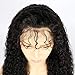 Eayon 360 Curly Lace Frontal Wig Human Hair Wigs Water Wave Lace Front Wigs Pre Plucked for Black Women 180% Density 20 inches