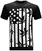 United States of Amarijuana 420 Pot Weed Stoner Marijuana Men's Funny T-Shirt - (Large) - Black