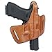 Front Line Fast-Draw Belt-Slide Leather Holster (Brown)