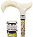Ez2care Luxury Adjustable Folding Cane with Carrying Case, Floral Blossom