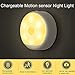 Motion Sensor Night Light, YEELIGHT XIAOMI LED Infrared Smart Sensor USB Rechargeable Warm Light with Magnet, Sticker, Hook 3-1 Installtion for Bedroom, Bathroom, Hallway, Stairs and Kitchen (1 Pack)