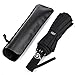 ISIDO Folding Windproof Umbrella 10 Ribs Travel Umbrella UV Protection Coating Auto Open Close Upgraded Anti-Slip Handle - Gift Leather Cover
