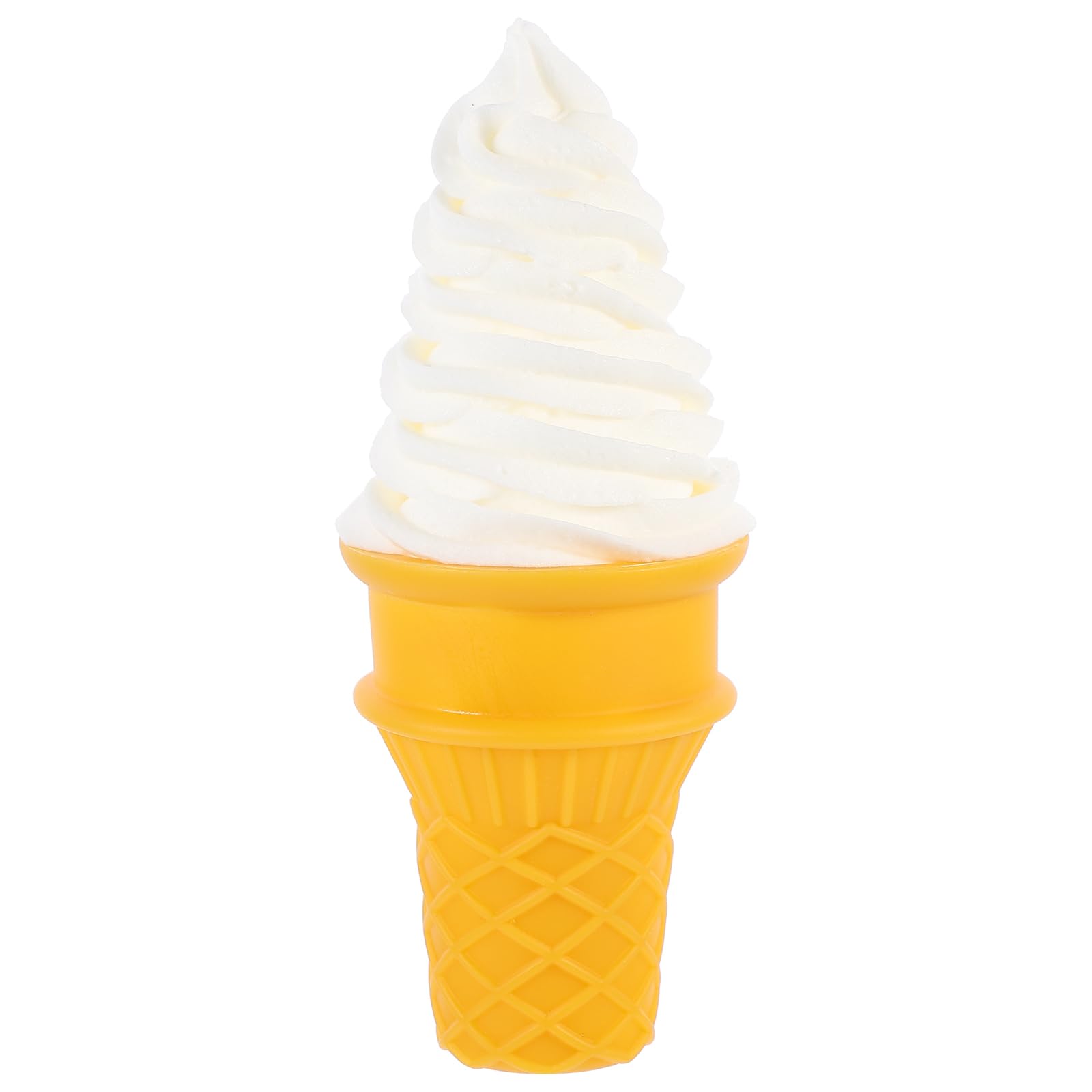 Tomaibaby Ice Cream Model Toy 6 Inch Fake Ice Cream Cone for Photography Prop and Kids Dessert Playset