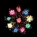 Northlight Lighted Tinsel Starburst Star Christmas Tree Topper with Multicolored Lights, 8.5