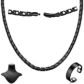 Cigmag Magnetic Necklace - Titanium Necklace for Men Women Stainless Steel Ultra Strength Magnets - with Adjustable Sizing Tool and Present Box