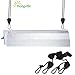 Pair of Heavy Duty Adjustable Grow Light Ratchet Rope Hanger Yoyo for Grow Light Fixtures & Gardening by Hongville (1/8