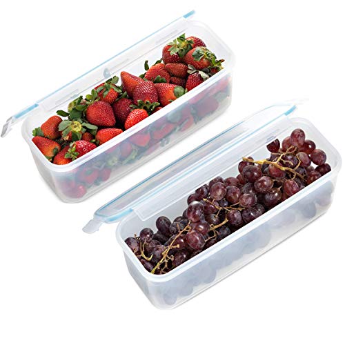 Komax Biokips Fridge Storage Containers Airtight Fridge Organizers