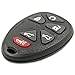 Keyless2Go Replacement for Keyless Entry Car Key Vehicles That Use 6 Button 15913427 OUC60270 Remote, Self-Programming - 2 Pack