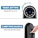Oscillating Tower Fan - 48 Inch Quiet Tower Fan with 3 Speeds & 3 Breeze Modes, Automatic Shutoff Timer, Black Remote Control Tower Fan for Whole Room Cooling, Quiet and Space Saving