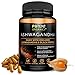 100% Natural Ashwagandha 1300 mg - Natural Energy & Immune System Booster - Stress & Anxiety Relief - Pure, Vegetarian & GMO-Free - 60 Capsules with Black Pepper for Absorption