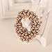 LOVEF 3 Pcs Fashion Women Pearls Beads Hair Band Rope Scrunchie Ponytail Holder