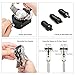 Baban 147pcs Watch Repair Tool Kit Professional Watchmaker Tool Kit with User Manual, Including Watch Back Case Holder Opener Link Remover Spring Bar and More, Storaged in Carry
