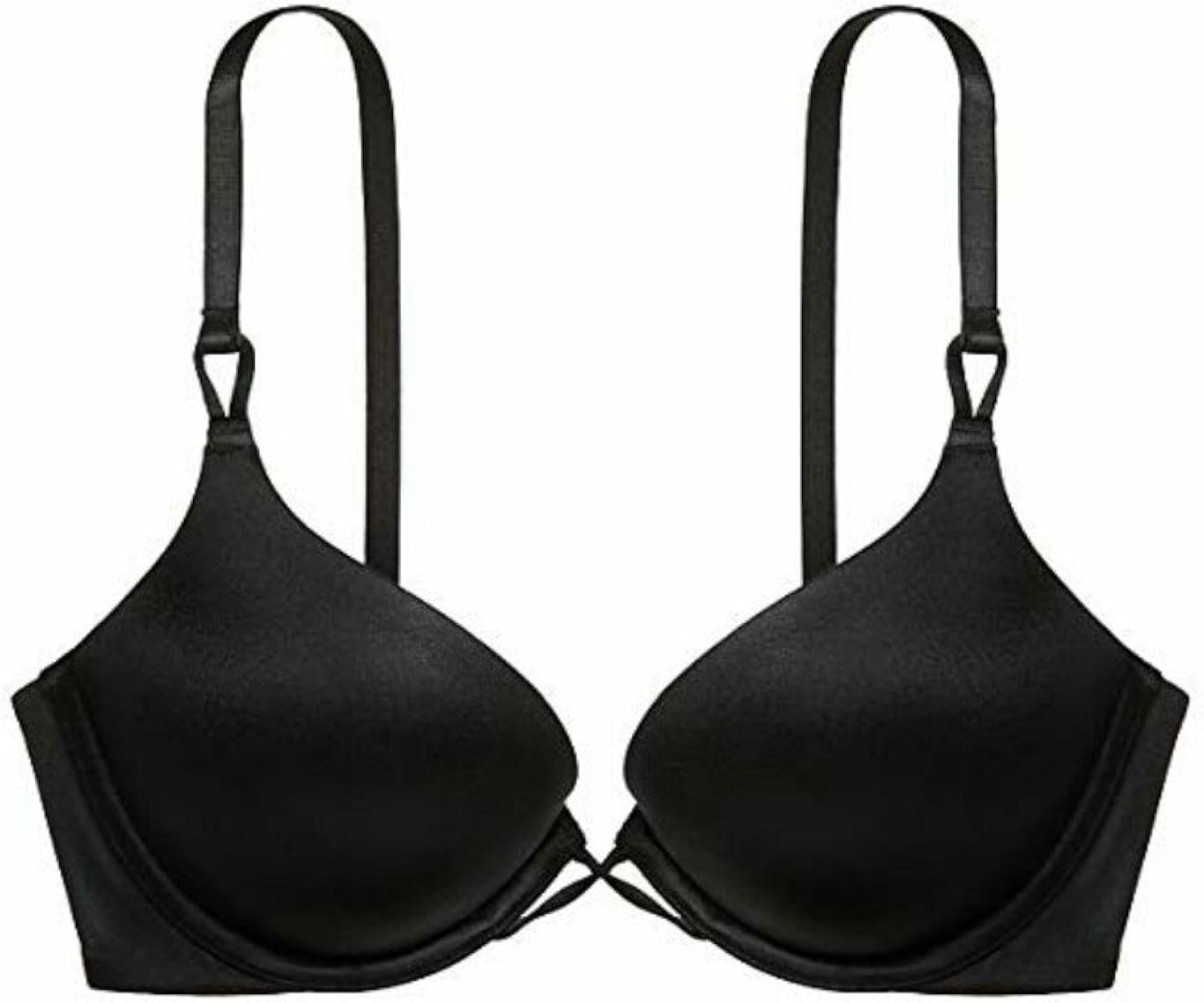 Victoria's Secret Bombshell +ADDS 2 Cup+ Bra (36D) Black at Amazon