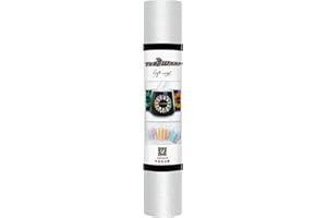 TECKWRAP Shimmer Vinyl Glitter Adhesive Craft Vinyl,1ftx5ft,Shining Silver