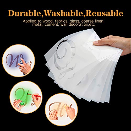 3 Alphabet+Stencils+Reusable+Templates+Chalkboard