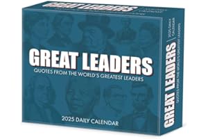 Great Leaders, Greatest Quotes 2025 6.2" x 5.4" Box Calendar