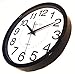 Wall Clock, Linear Co. Large Black and White Silent Wall Clock Non-ticking 12