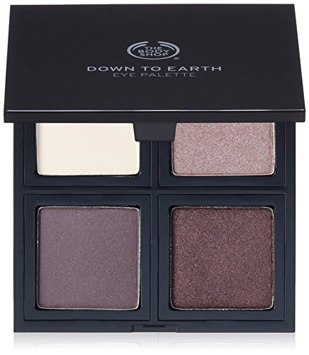 The Body Shop Down To Earth Eyeshadow Quad, Plum, 0.28 Ounce