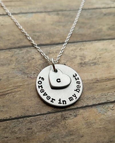 Forever in my Heart Necklace - Personalized Sympathy Gift