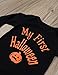 oklady 3Pcs/ Outfit Set Baby Boy Girl Infant My First Halloween Rompers(3-6 Months)