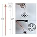 WEBSUN Shower Drain Hair Catcher 10 Pack with EXTRA 2PC Snake Hair Drain Clog Remover - Never Clean a Clogged Drain Again