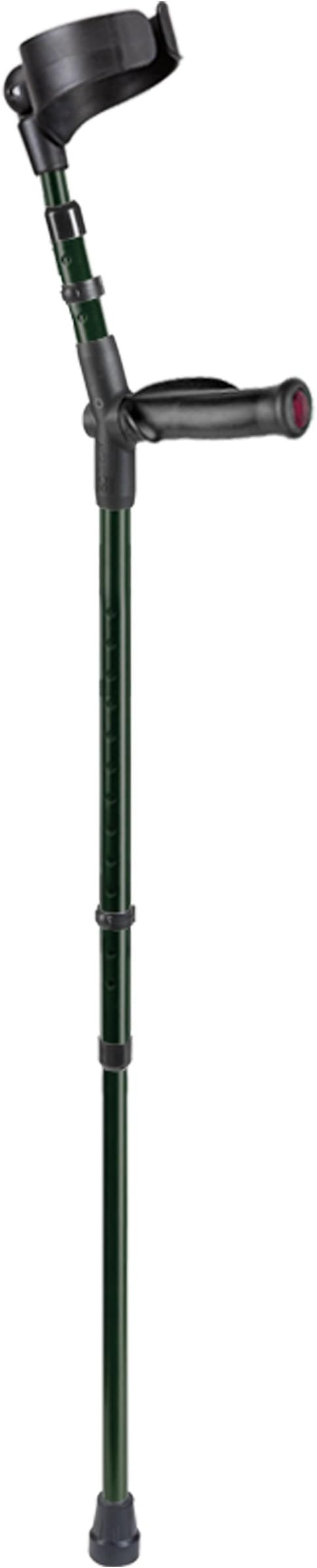 Ossenberg Green Anatomic Soft Grip Closed Cuff Forearm Crutch - Left
