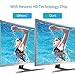 【2019 Latest】 HDTV Antenna Indoor Digital TV Antenna, DUMSAMKER 60-80 Miles Range HD Antenna with Amplifier Signal Booster and 13FT Coaxial Cable - Extremely High Reception