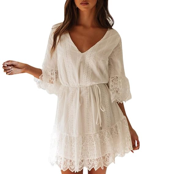 Uizz Yu Robe De Plage Dentelle Robe De Princesse En Dentelle
