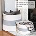 HAN-MM 5PCS Storage Baskets Woven Basket Cotton Rope Bin,Organizer for Baby Nursery Laundry Kid's Toy Beige