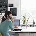 Atalanta Durable Weekly Wall Planner Vinyl Chalkboard Sheet Wall Decal Blackboard Set of 8 with 1 White Color Liquid Chalk Marker